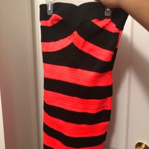 Neon Colour Blocked Dress